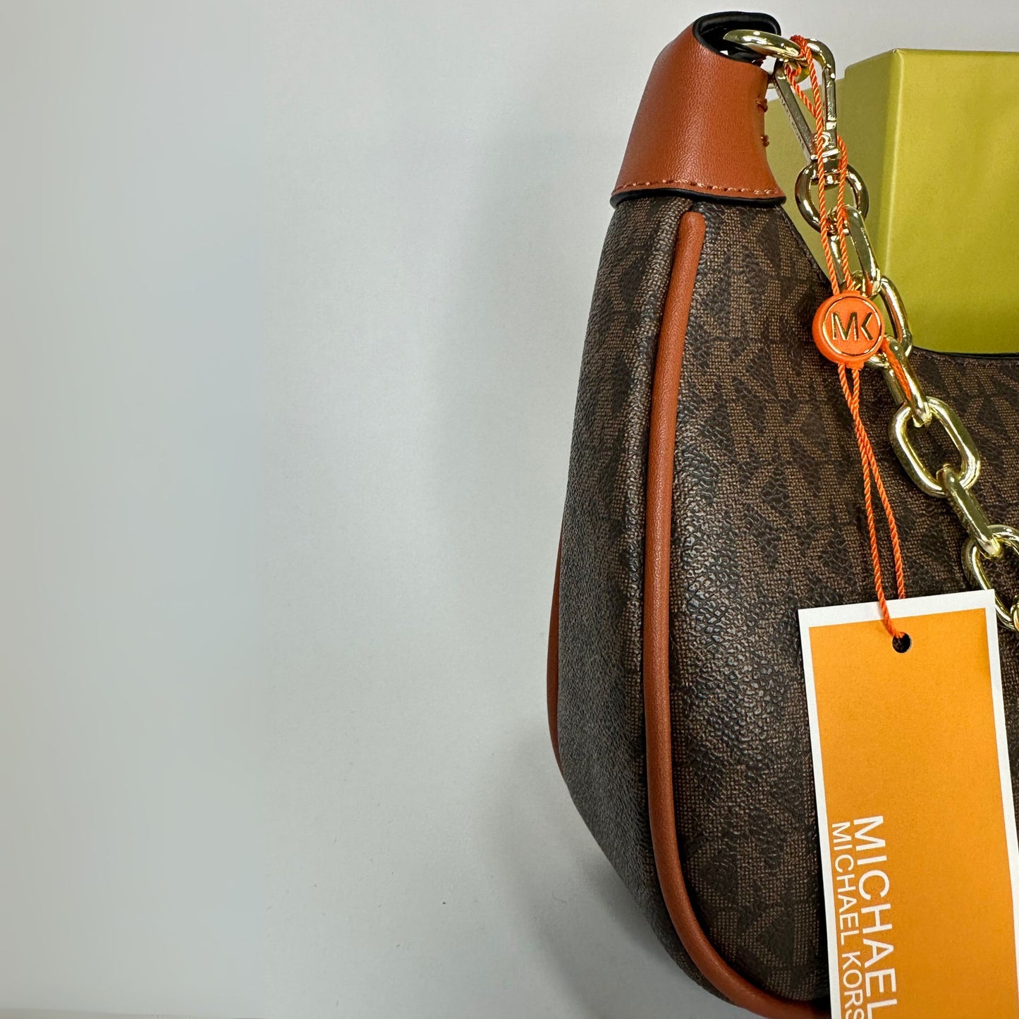 Sac MK Pochette à 2 bandoulières - dorée