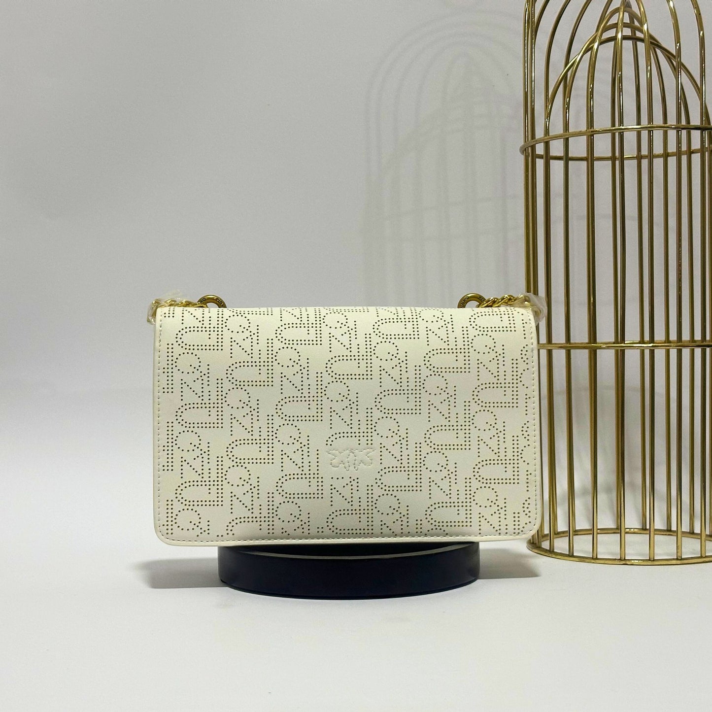 SAC PINKO MINI LOVE BAG LOGO PATTERN