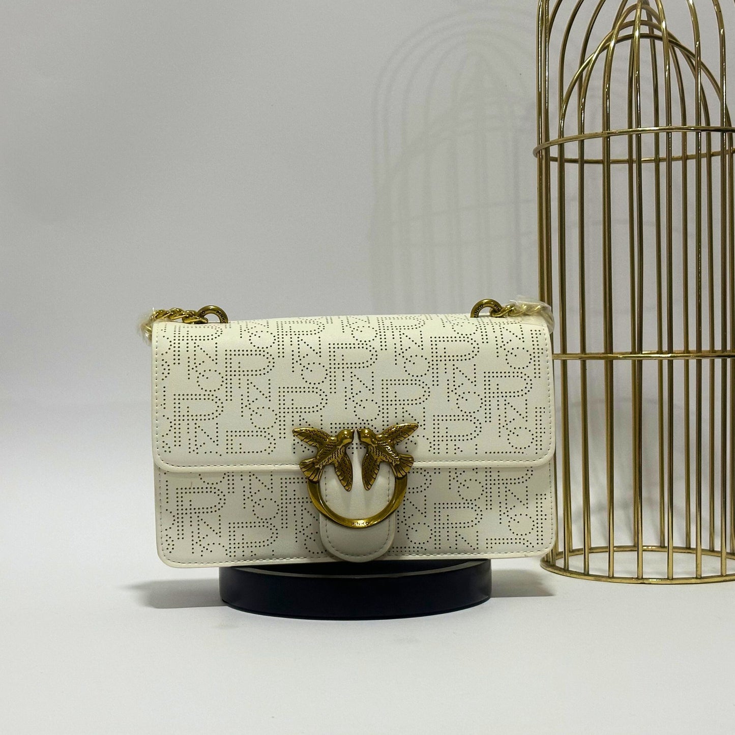 SAC PINKO MINI LOVE BAG LOGO PATTERN