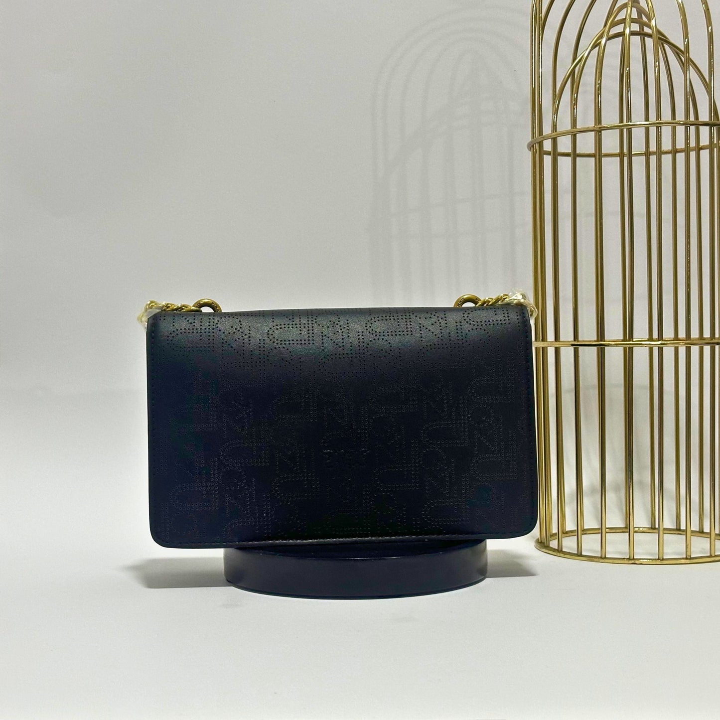 SAC PINKO MINI LOVE BAG LOGO PATTERN