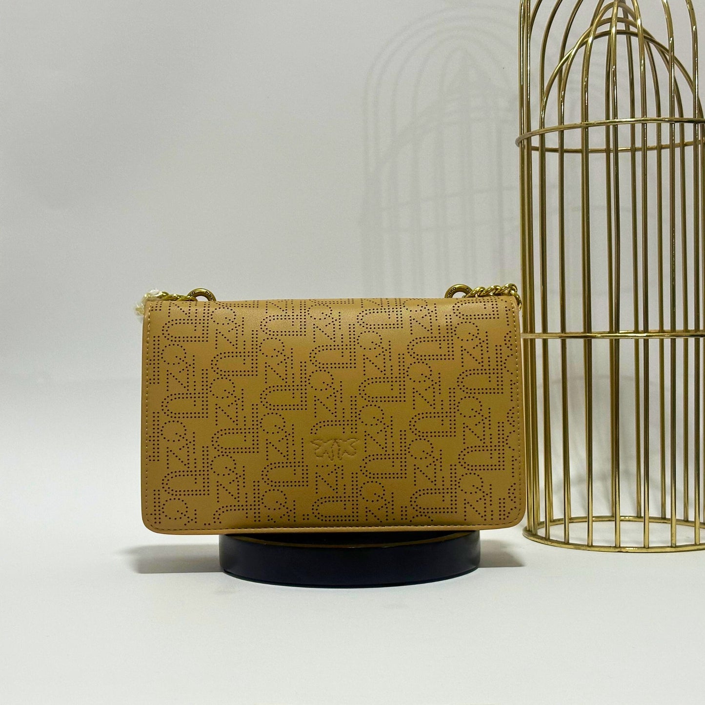 SAC PINKO MINI LOVE BAG LOGO PATTERN