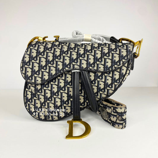 Sac Dior Saddle à bandoulière jacquard