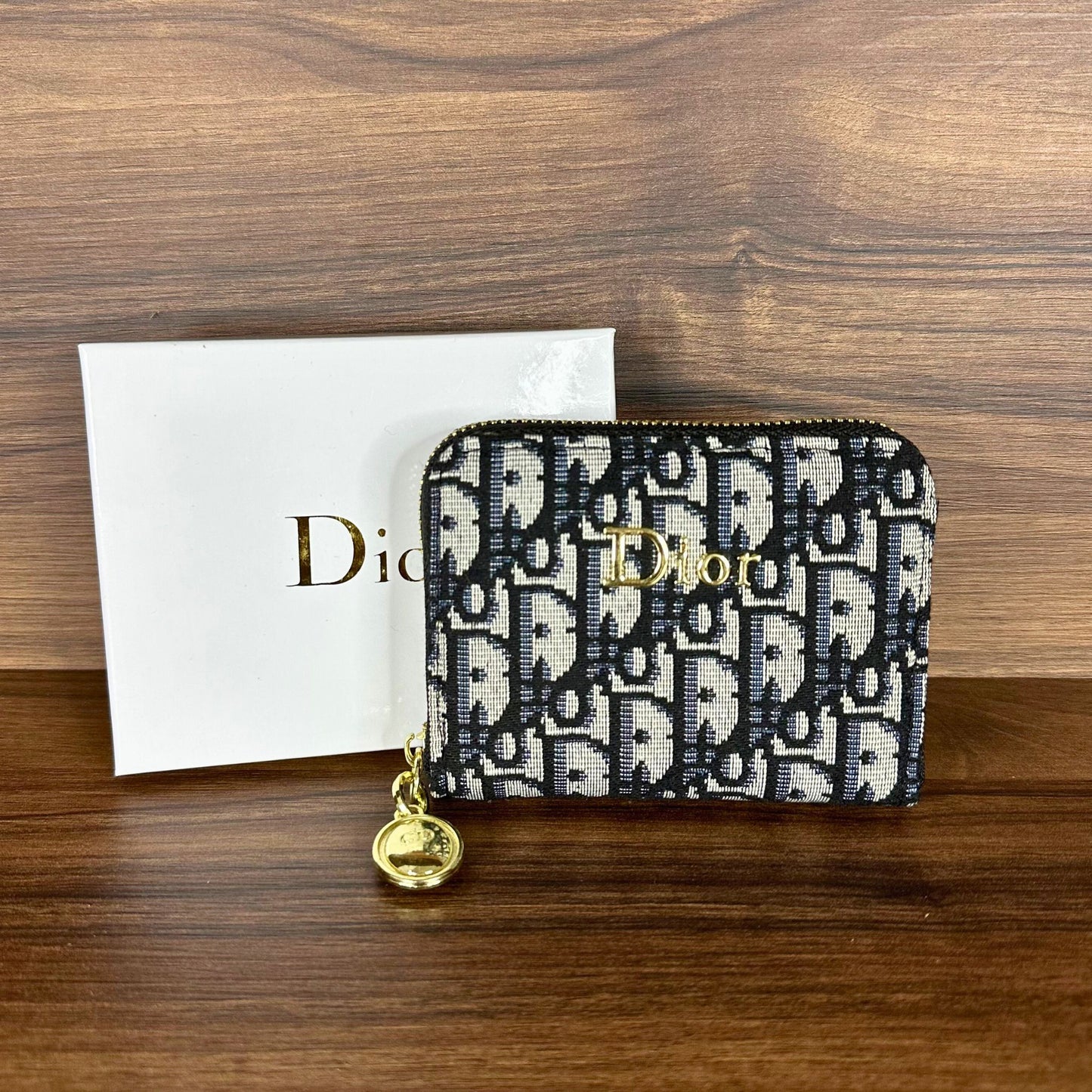 Portefeuille Dior Jaquard
