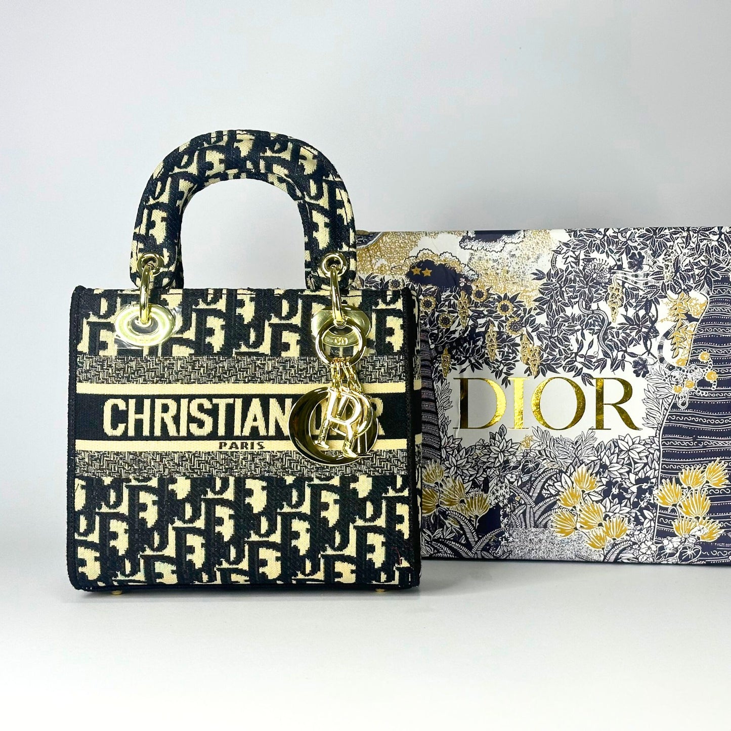 Sac Lady Dior Jacquard