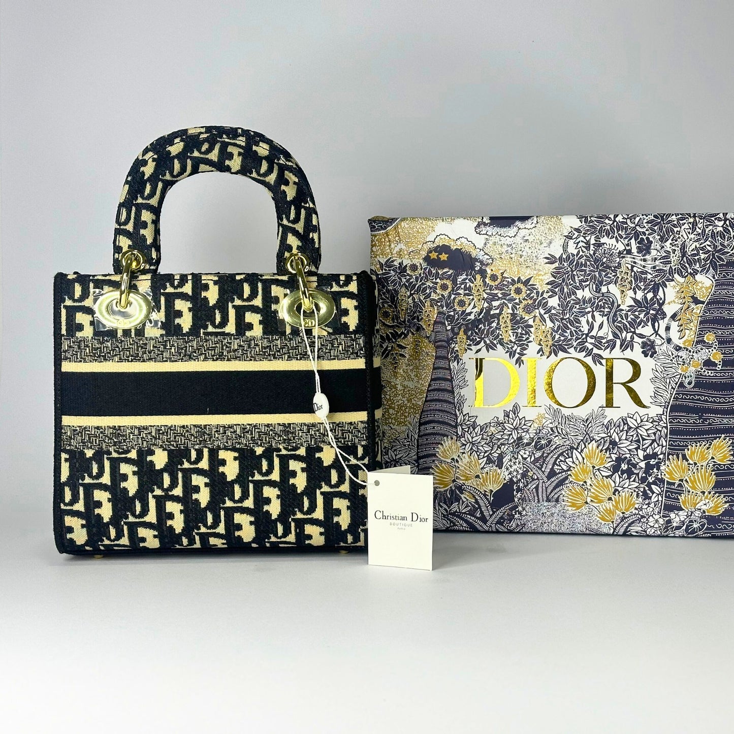Sac Lady Dior Jacquard