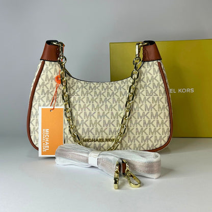 Sac MK Pochette à 2 bandoulières - dorée