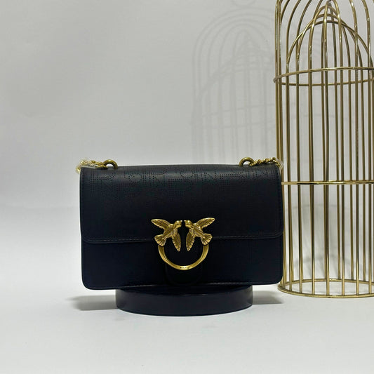 SAC PINKO MINI LOVE BAG LOGO PATTERN
