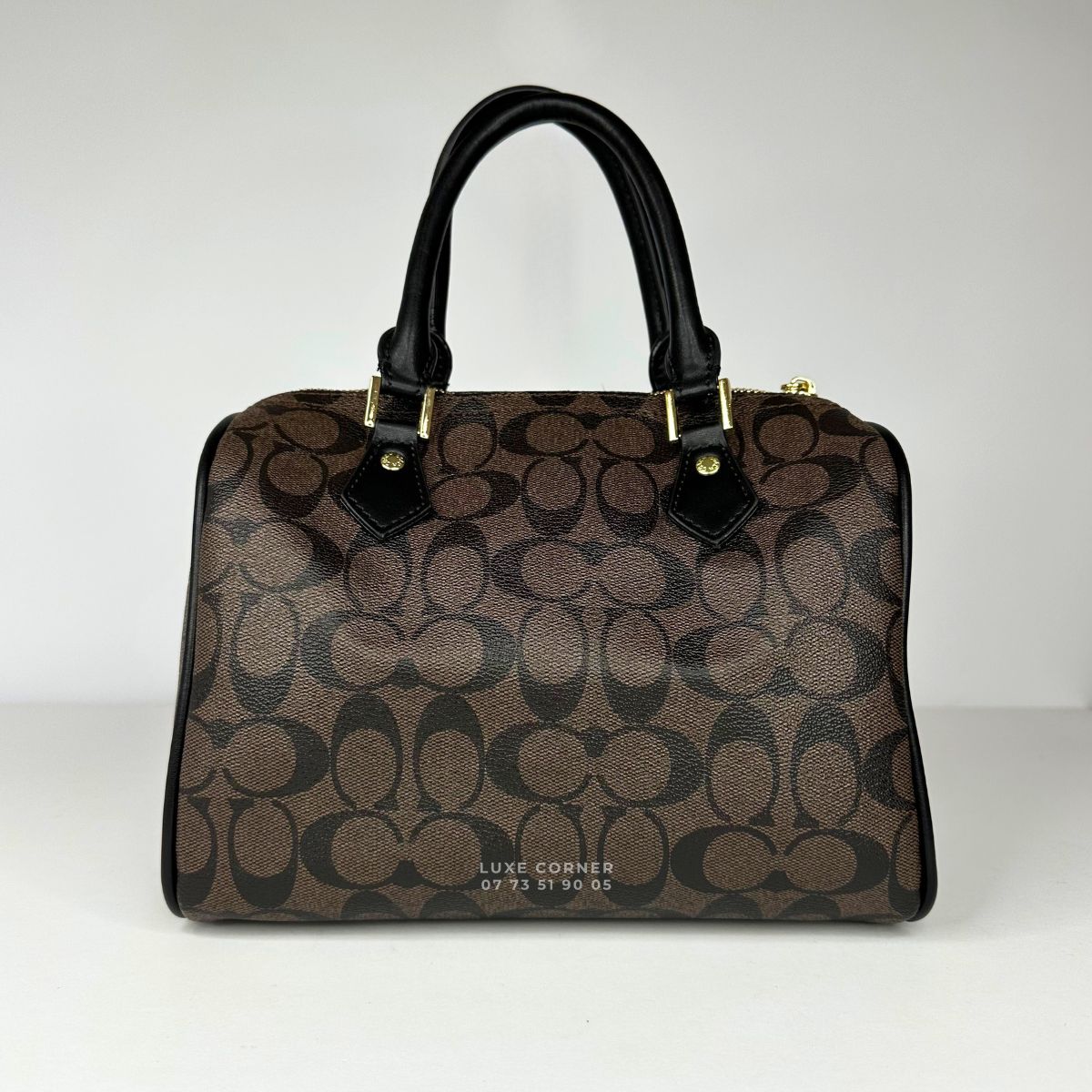 Sac Coach Rowan en toile signature