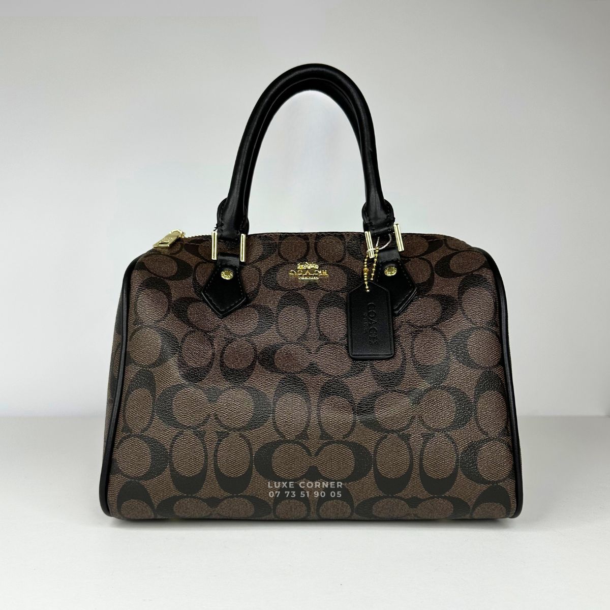 Sac Coach Rowan en toile signature