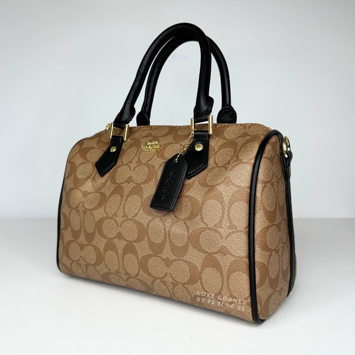 Sac Coach Rowan en toile signature