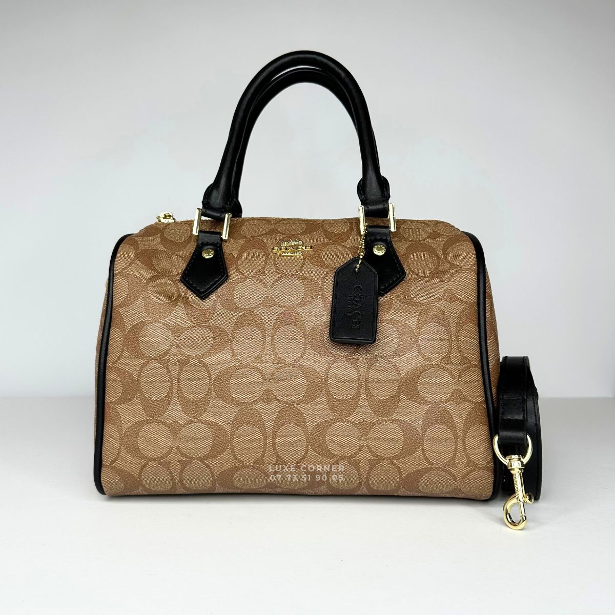Sac Coach Rowan en toile signature
