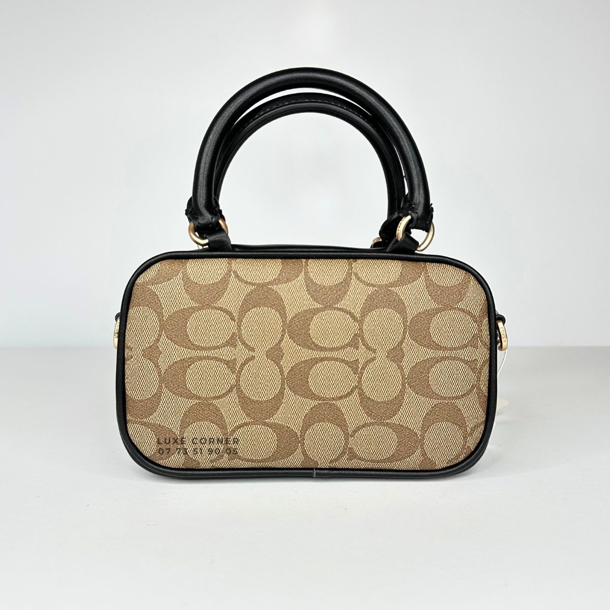 Sac Coach Satchel en toile signature