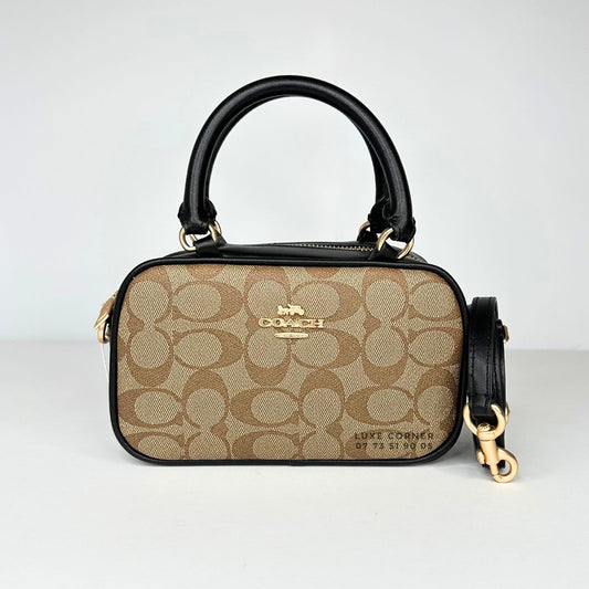 Sac Coach Satchel en toile signature
