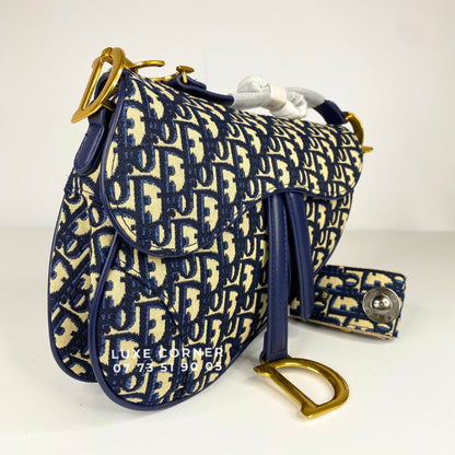 Sac Dior Saddle à bandoulière jacquard