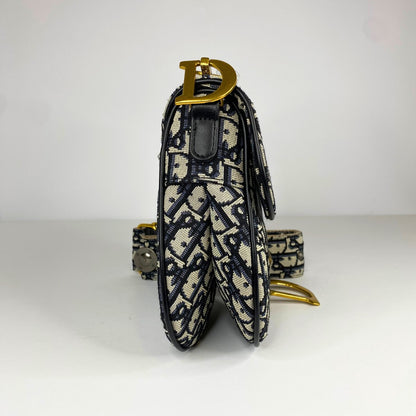 Sac Dior Saddle à bandoulière jacquard