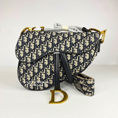 Sac Dior Saddle à bandoulière jacquard