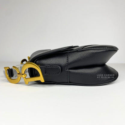 Sac Dior Saddle à bandoulière - Noir