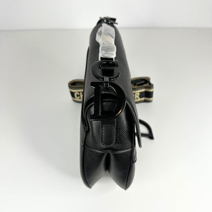 Sac Dior Saddle à bandoulière - Noir