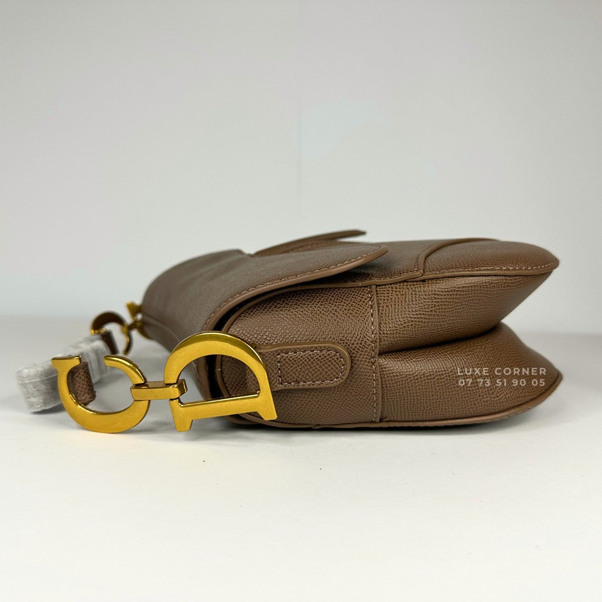 Sac Dior Saddle à bandoulière - Tabac