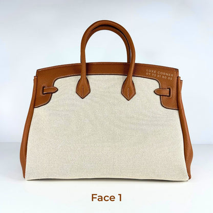 Sac HRMS Birkin 35 - Double Face - Marron