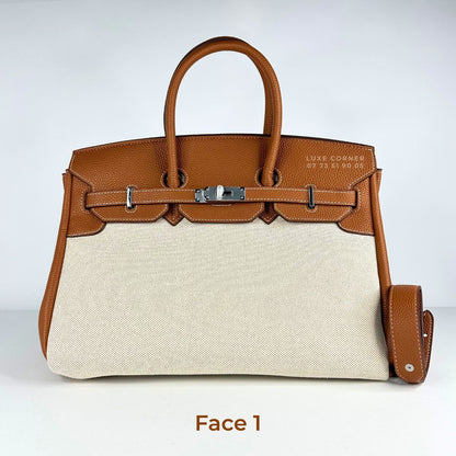 Sac HRMS Birkin 35 - Double Face - Marron