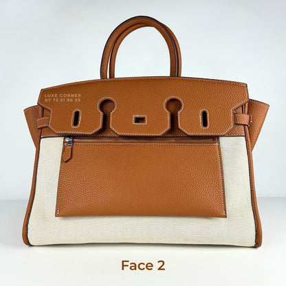 Sac HRMS Birkin 35 - Double Face - Marron