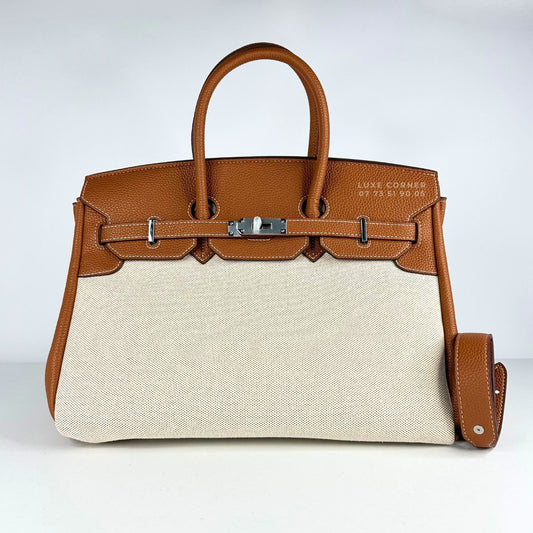 Sac HRMS Birkin 35 - Double Face - Marron