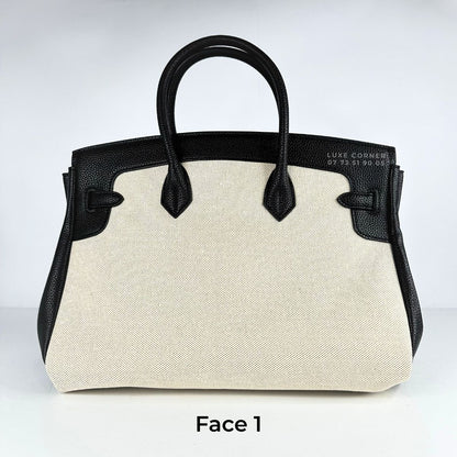 Sac HRMS Birkin 35 - Double Face - Noir