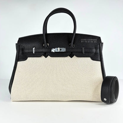 Sac HRMS Birkin 35 - Double Face - Noir