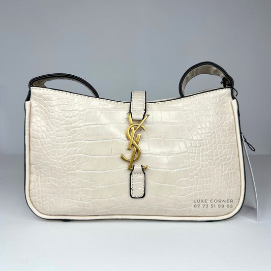 Sac YSL Le 5 à 7 - Croco