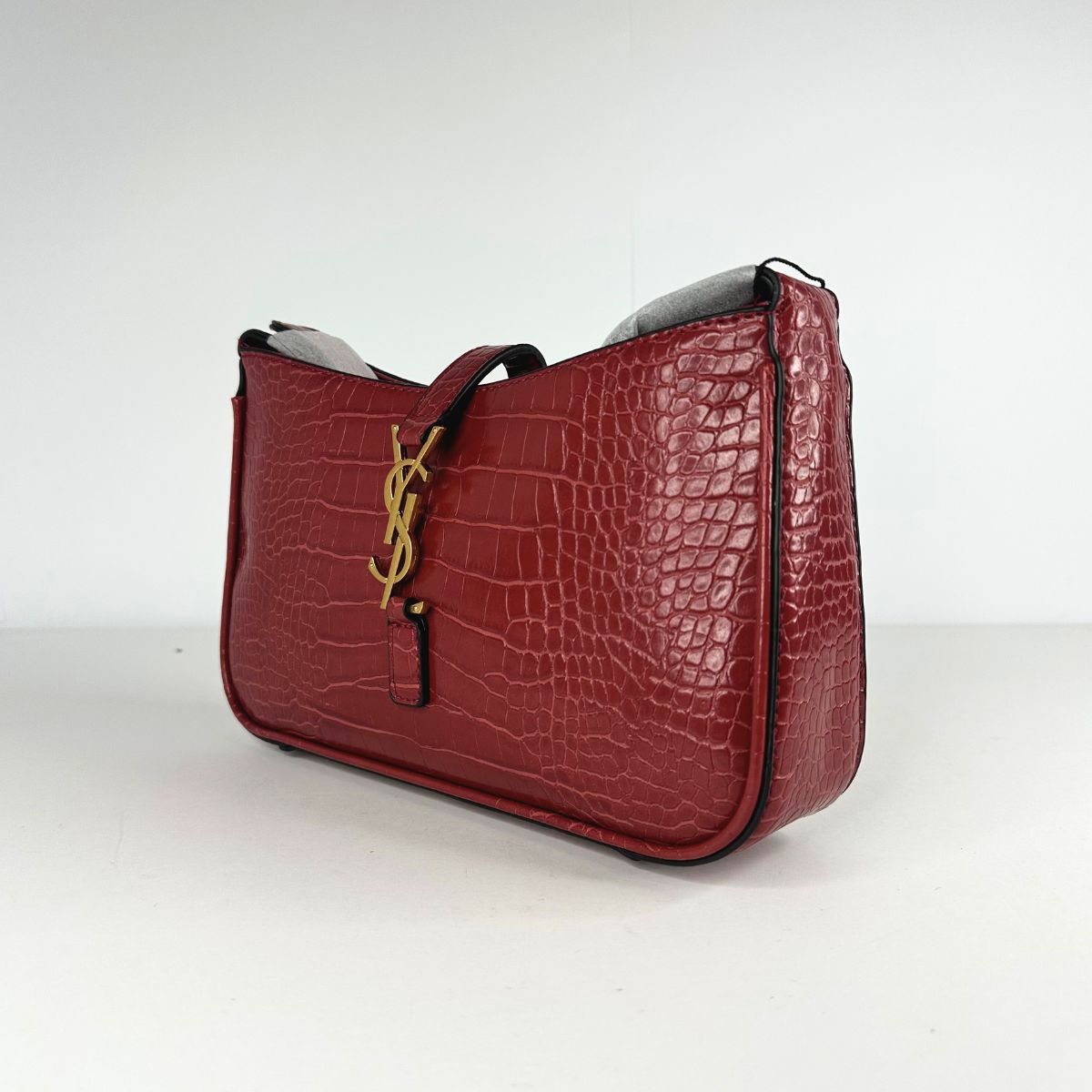 Sac YSL Le 5 à 7 - Croco