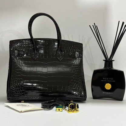 Sac HRMS Birkin Croco 30