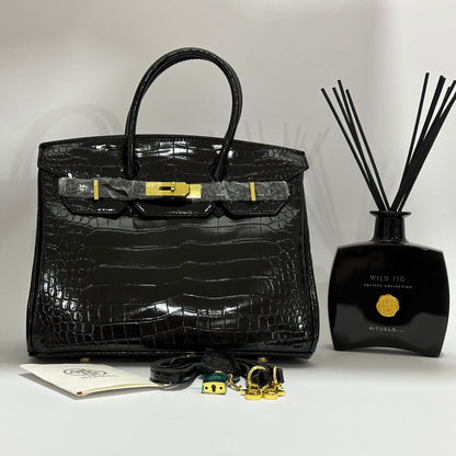 Sac HRMS Birkin Croco 30